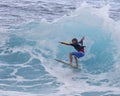 Surfing Alaia